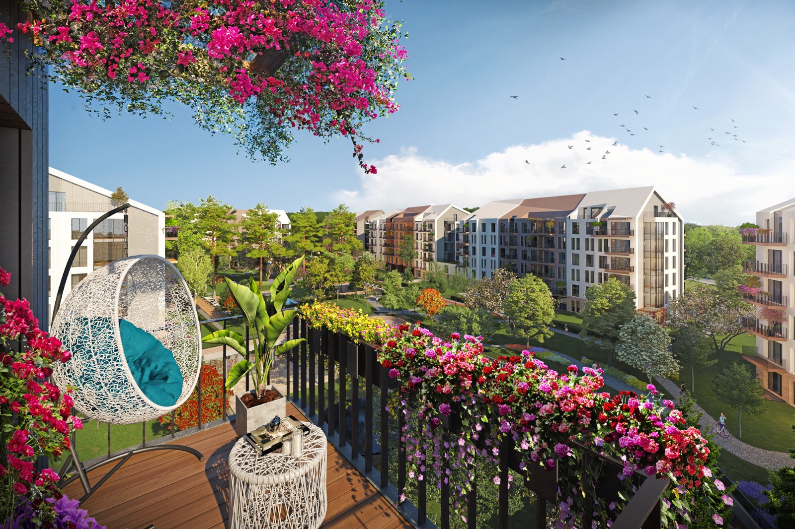 Forest View Apartments - Istanbul Asia - Ample outdoor living space