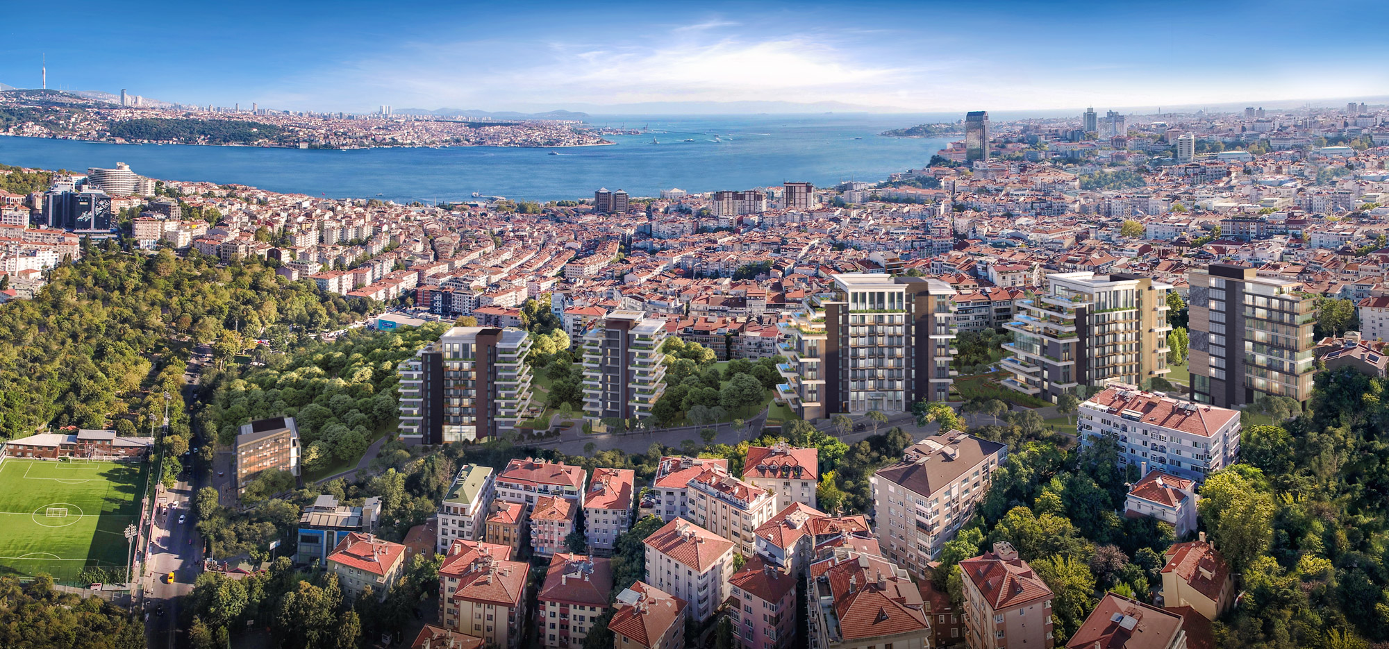 Istanbul City Centre Luxury Apartments - Stunning views