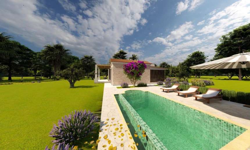 Nature View Gumusluk Bungalows - Bodrum - Huge private plots and walk-in pool