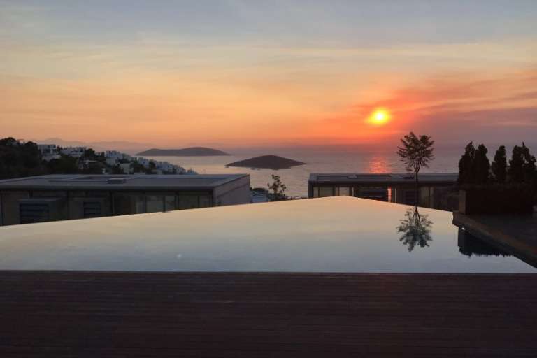 Luxury Sea View 5-Bed Yalikavak Villa - Sea, sunset and island views