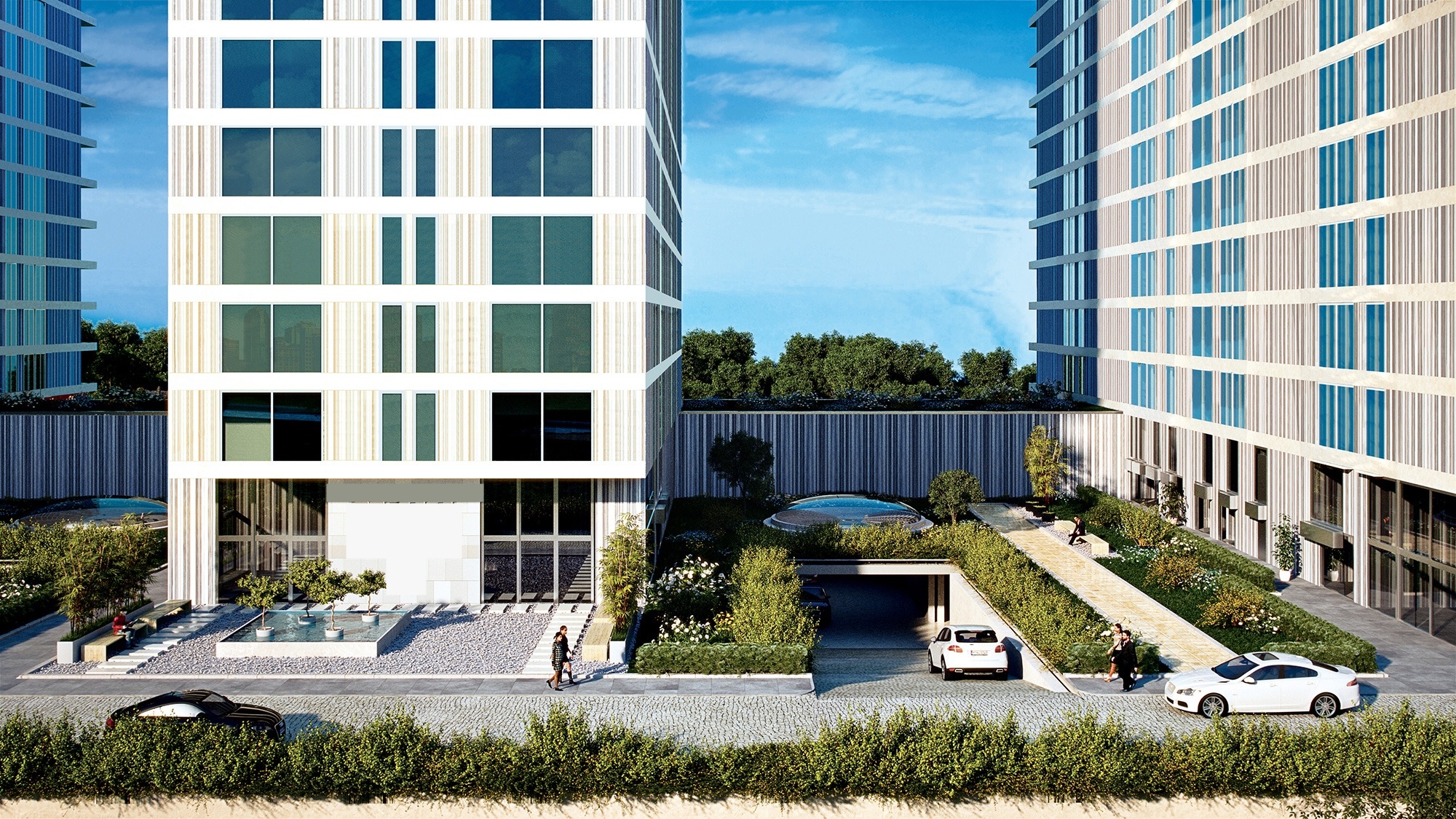 Asian Istanbul City Centre Apartments - Landscaped gardens