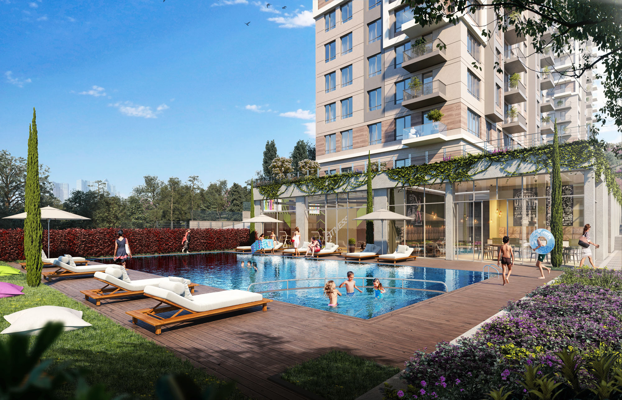 Sea View Property - Asian Istanbul - Outdoor pool