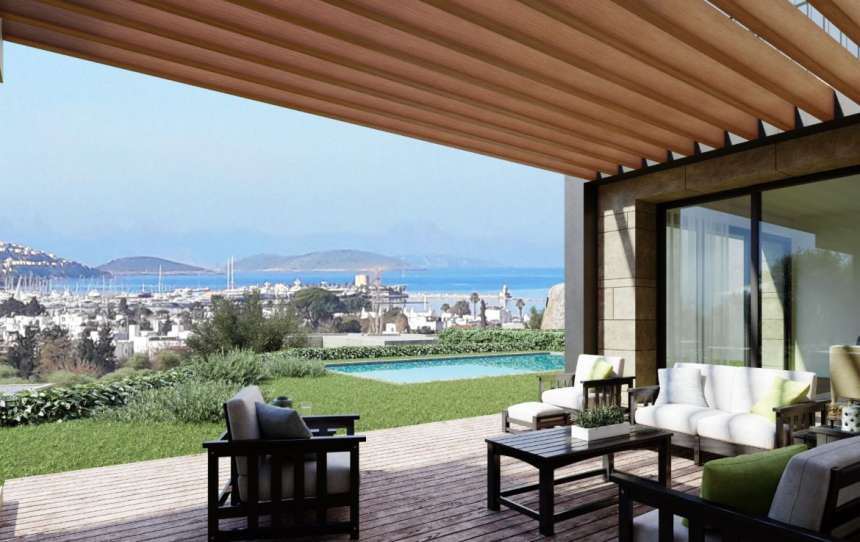 Off-Plan Marina View Yalikavak Villas - Overlooking the marina