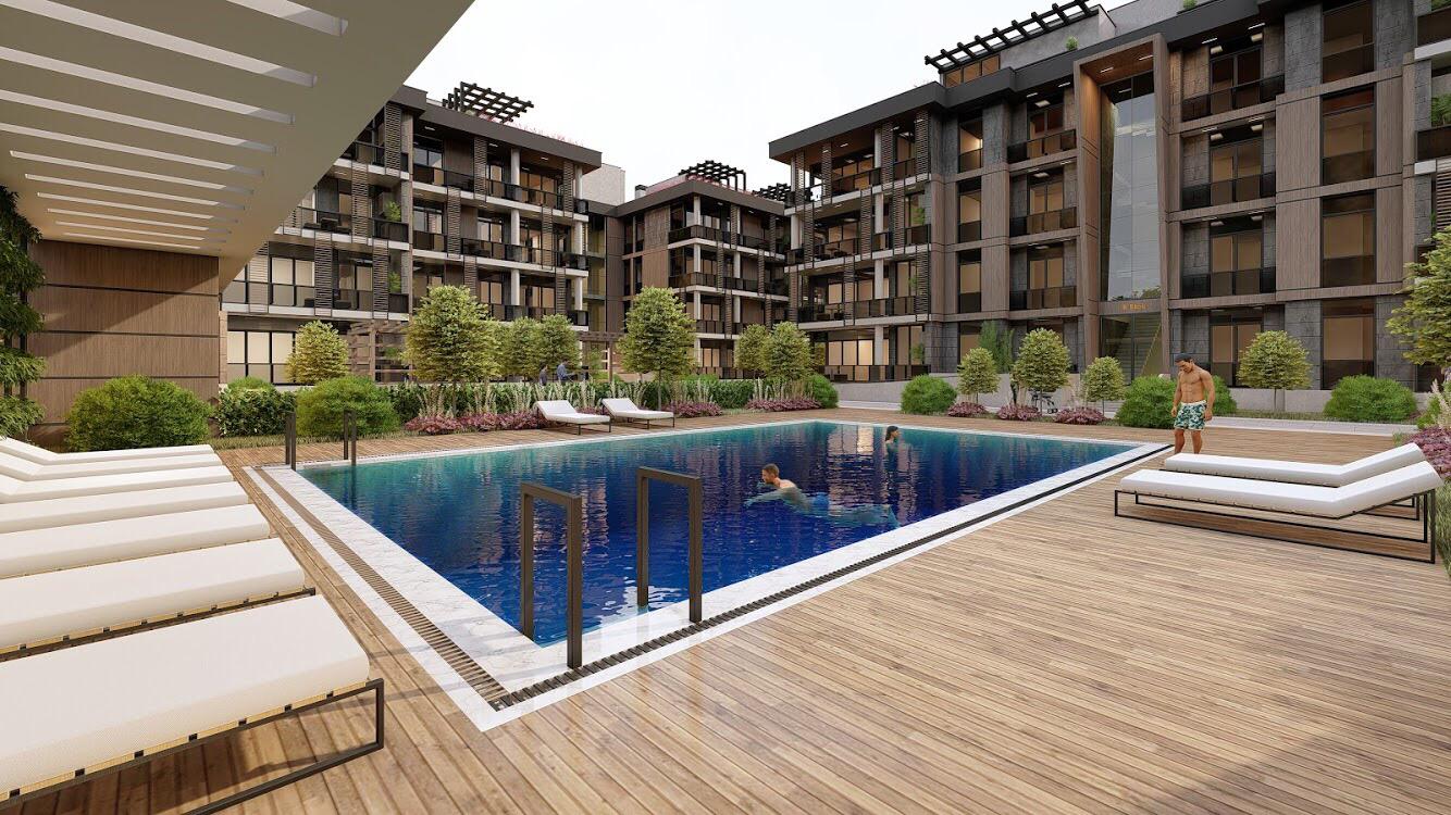 Istanbul Seaside Apartments - Key Ready - Communal pool