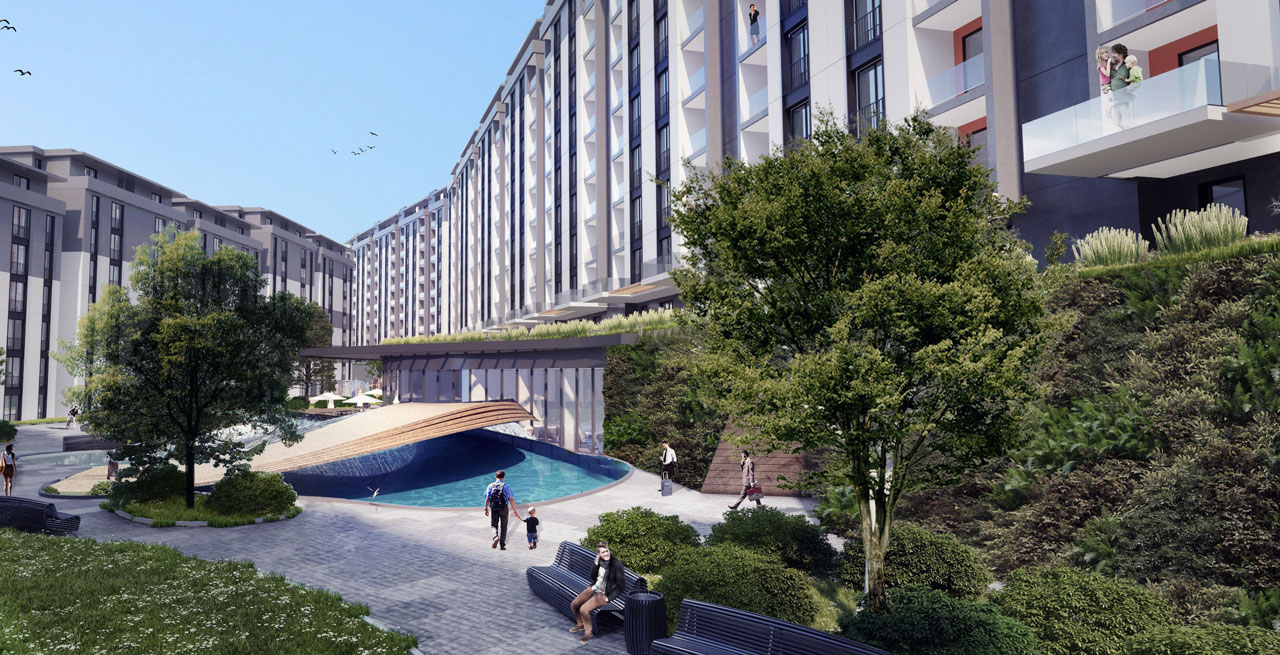 Sea View Apartments - Istanbul City Centre - Gardens and water features