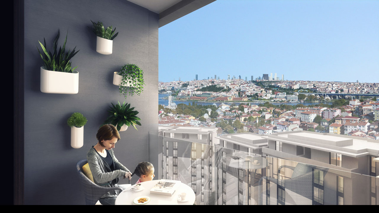 Sea View Apartments - Istanbul City Centre - Golden Horn views