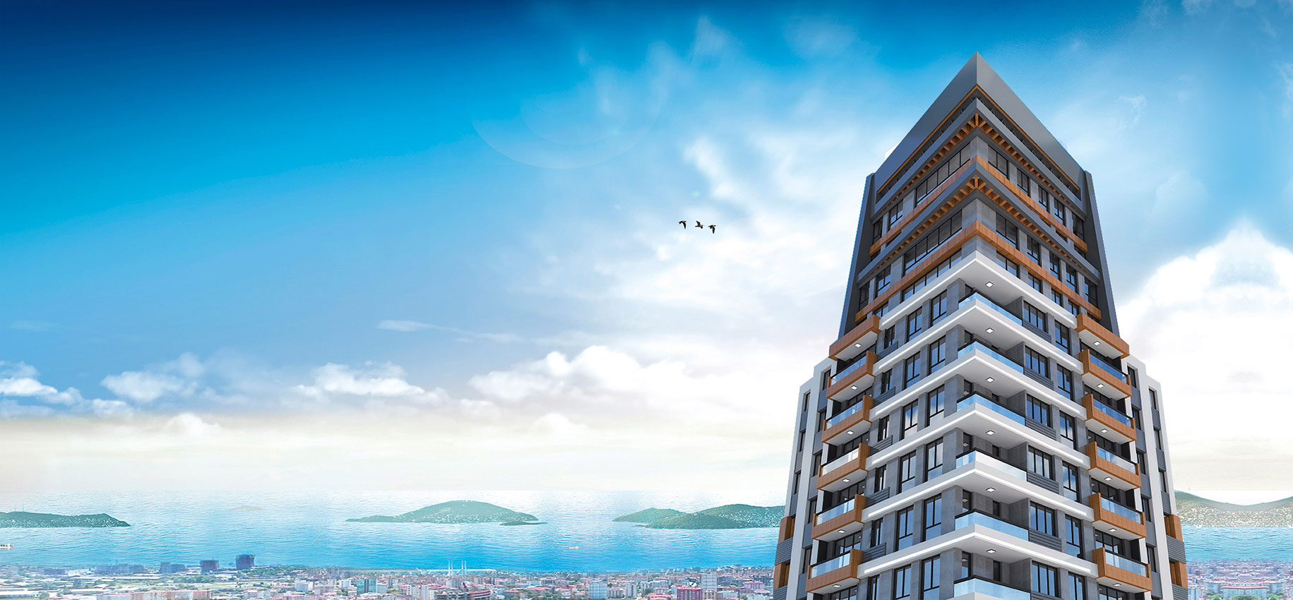 Asian Istanbul Sea View Apartments - Key Ready - Modern Istanbul property