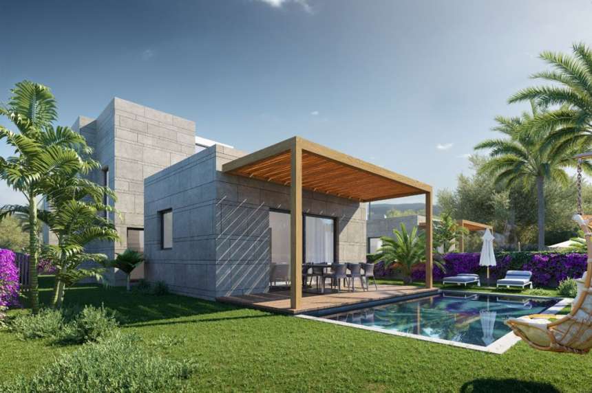 New Luxury Yalikavak Villas - Bodrum - Private pool and gardens