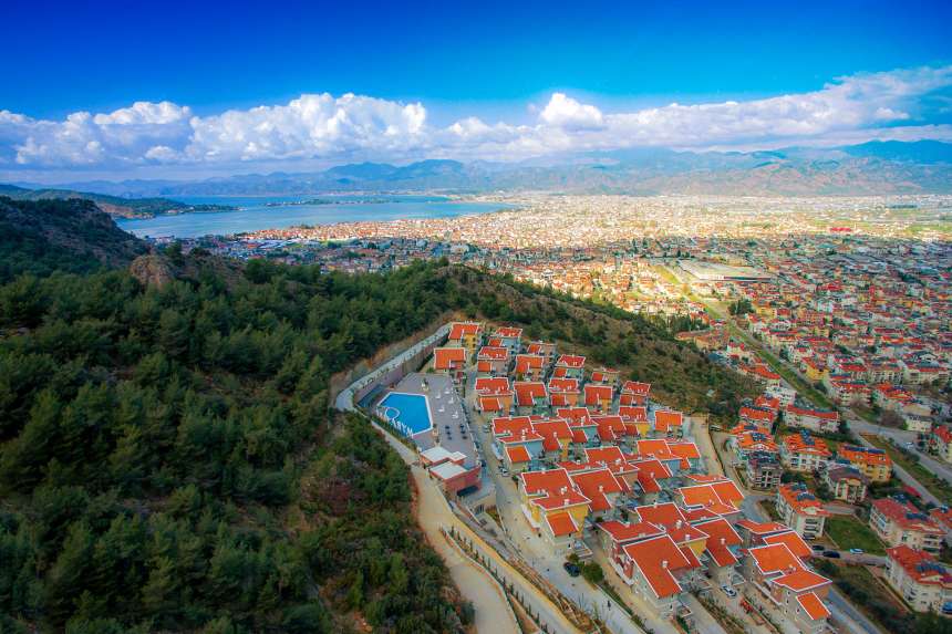 Modern Fethiye Town Apartments - Town & nature views