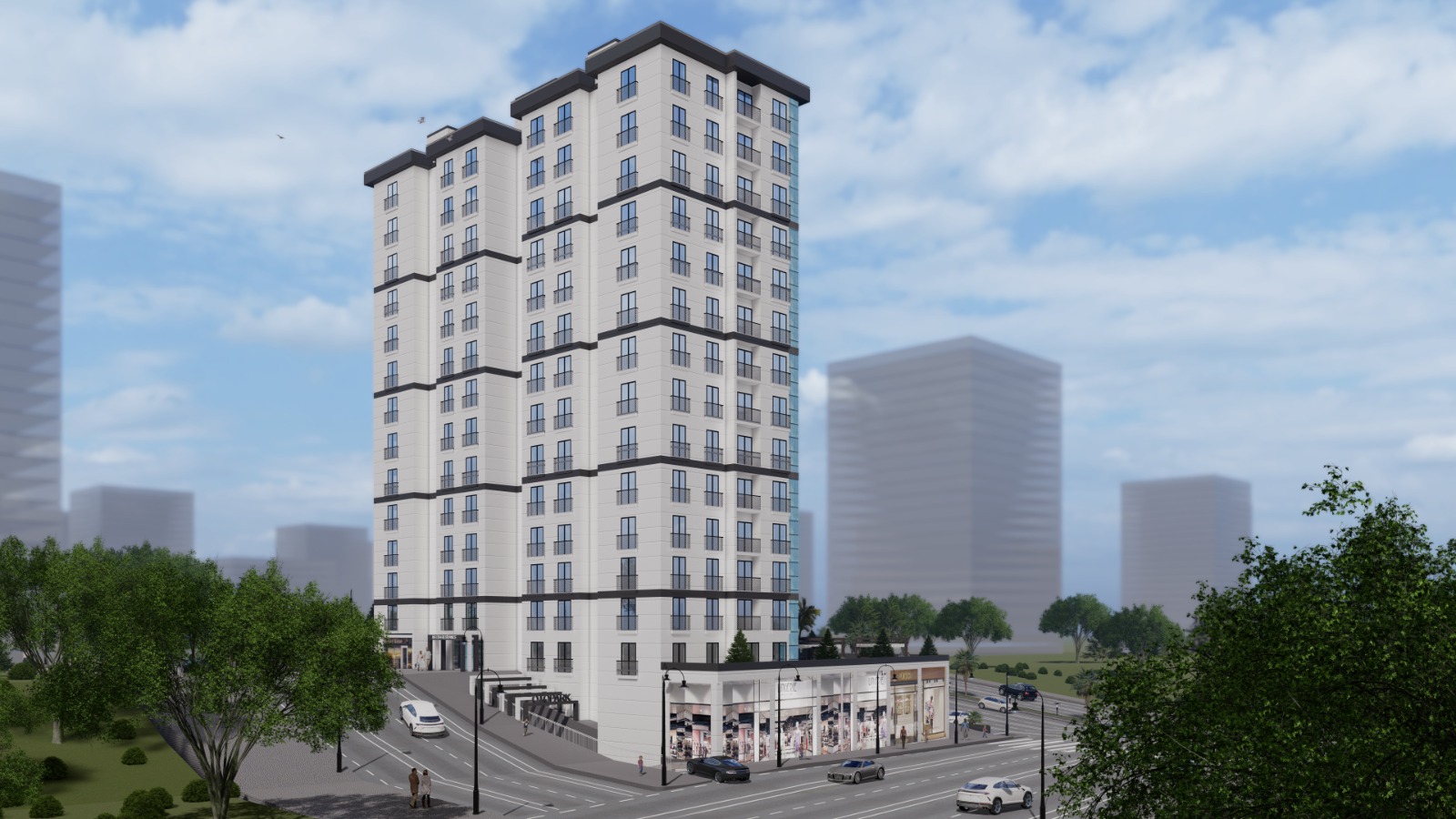 Istanbul Modern Apartments - Esenyurt - Small modern complex