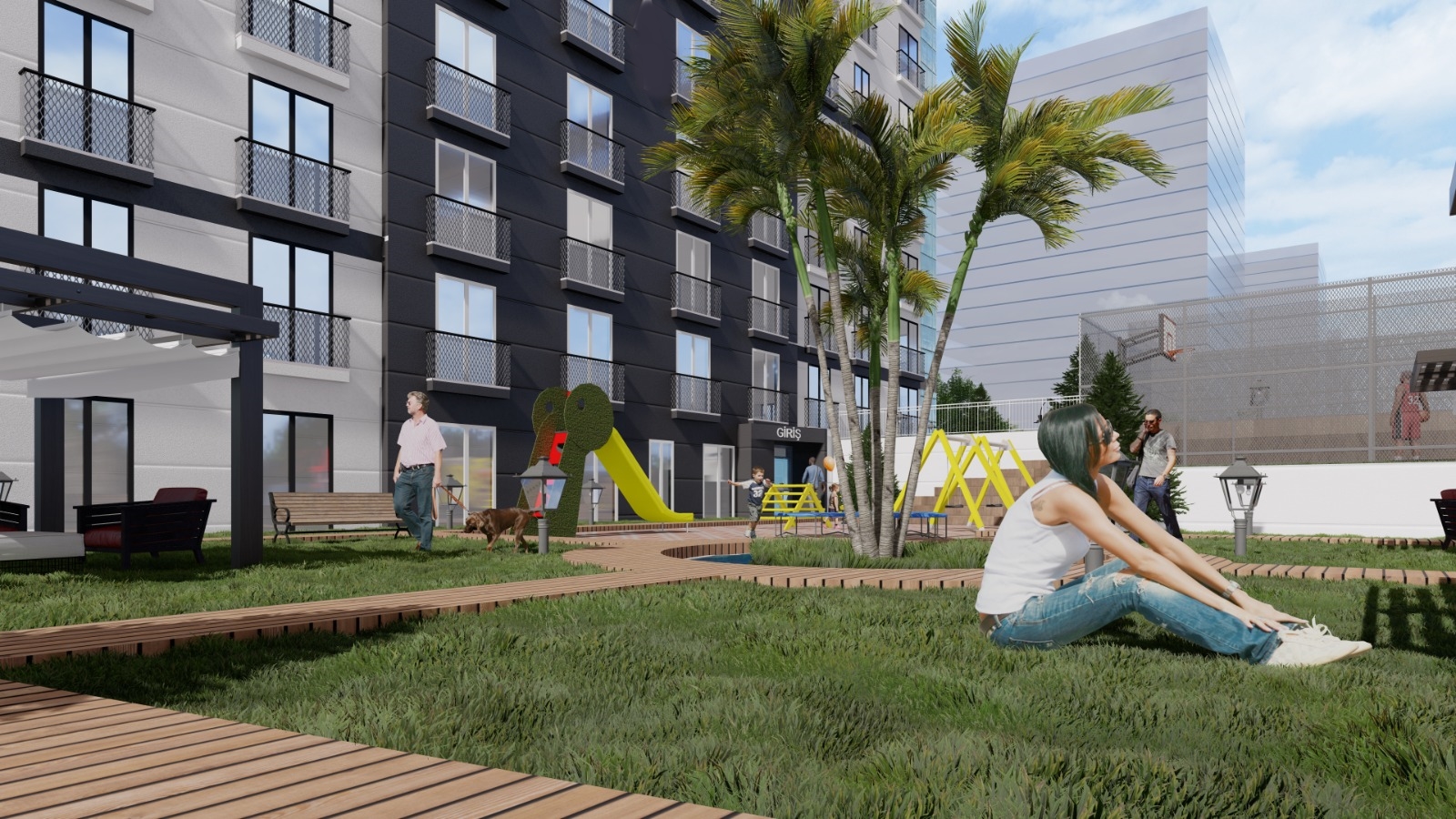 Affordable Modern Istanbul Apartments - Play area