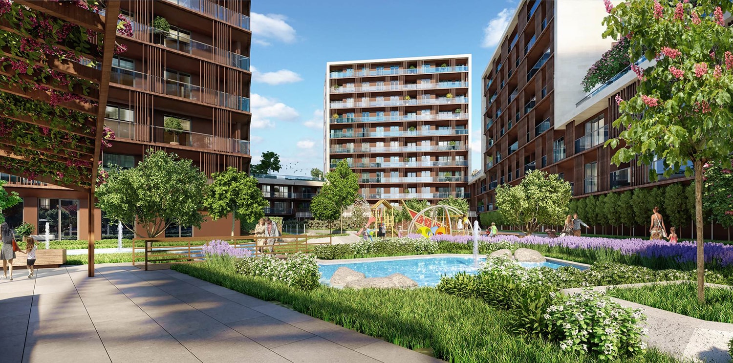 Istanbul Luxury Apartments - City Centre - Landscaped gardens