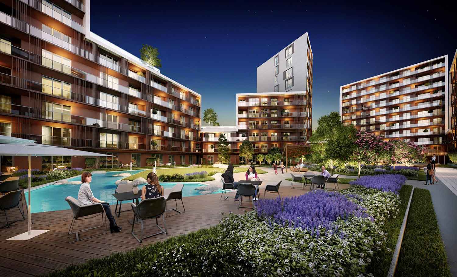 Istanbul Luxury Apartments - City Centre - Water features