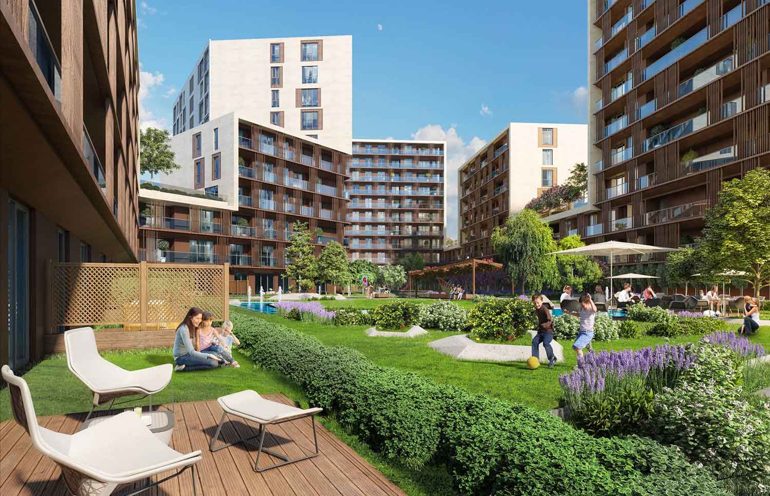 Istanbul Luxury Apartments - City Centre - Garden terraces