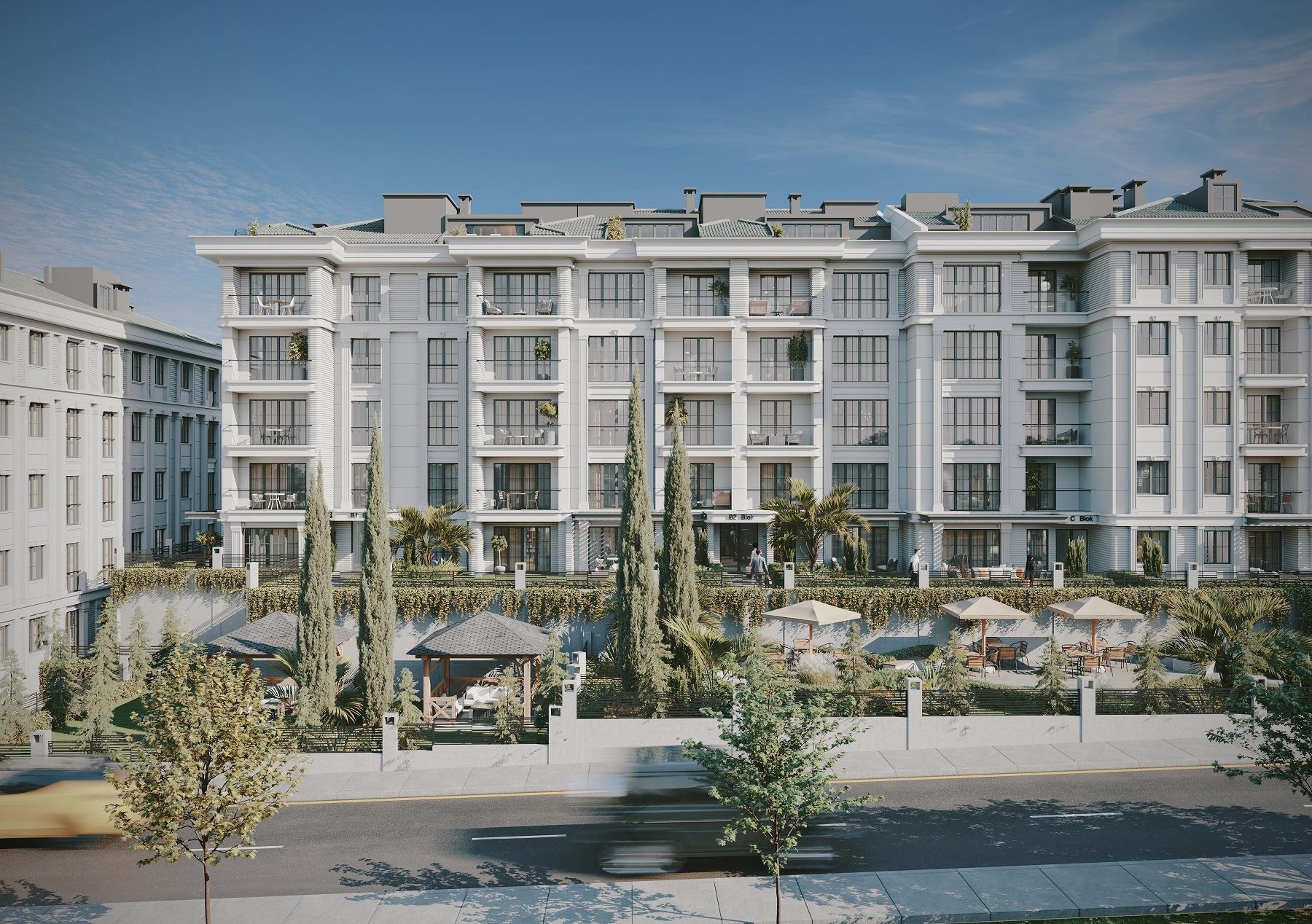 Luxury Istanbul Apartments For Sale - View from street