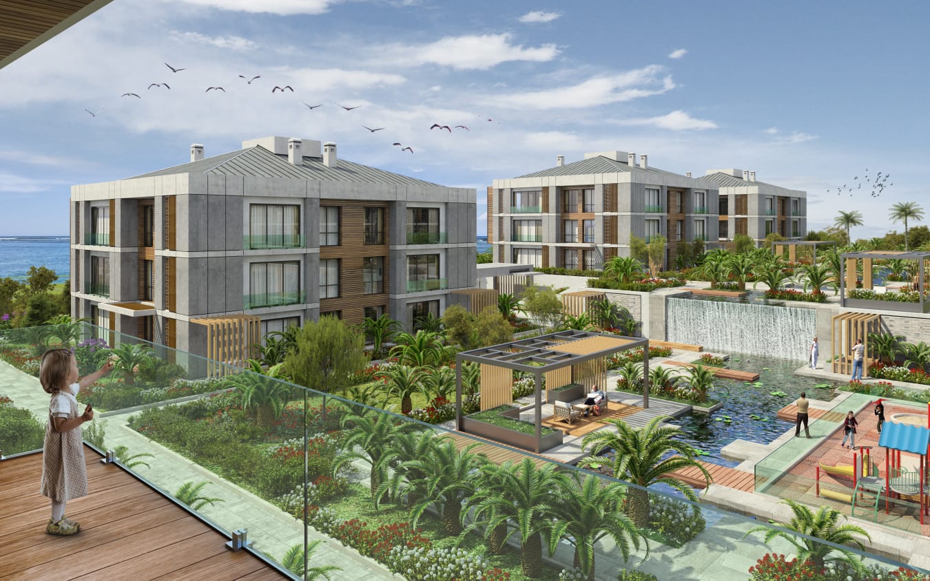 Exclusive Istanbul Marina Apartments - Vast communal gardens