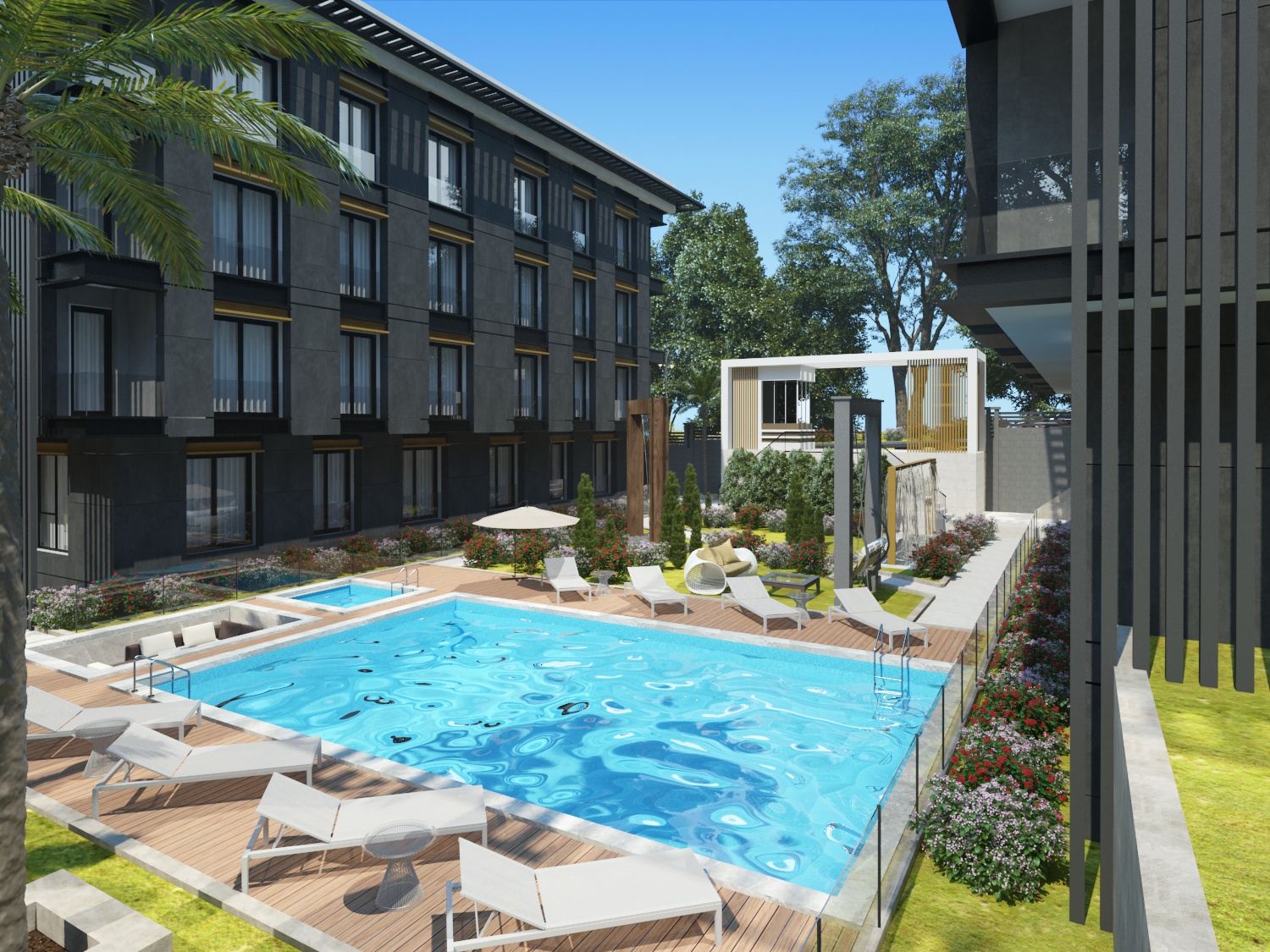 Luxury Istanbul Apartments - Boutique Complex - Low-rise blocks