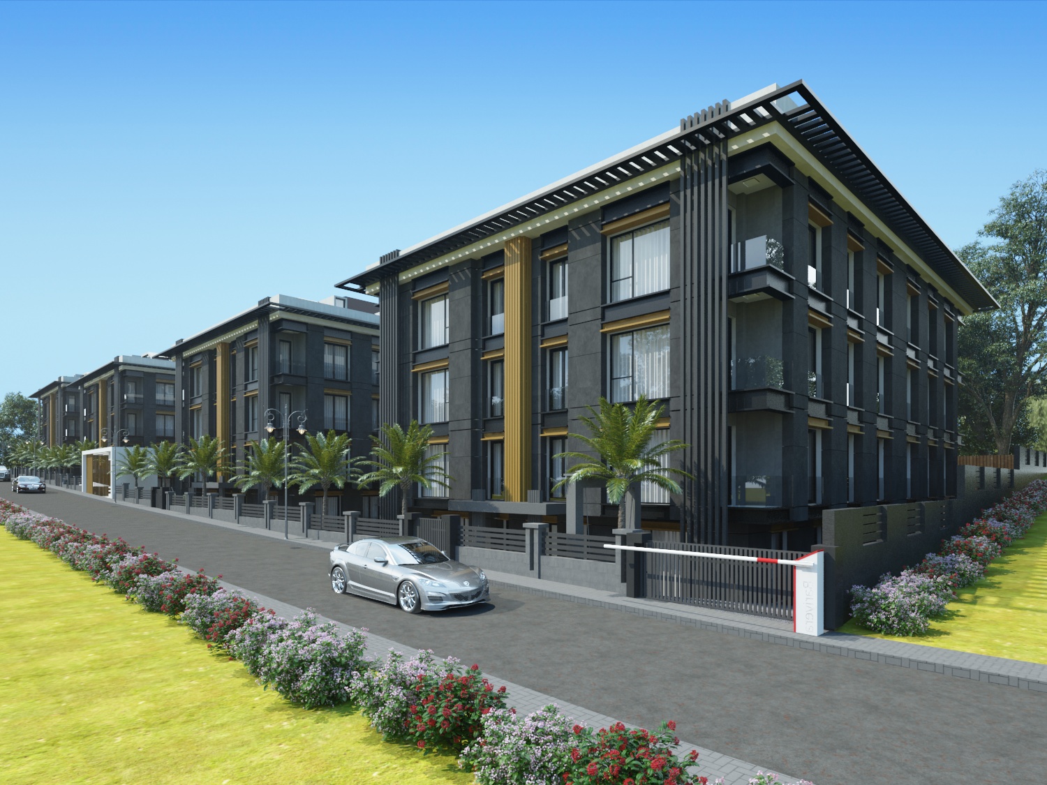 Luxury Istanbul Apartments - Boutique Complex - Walled and gated