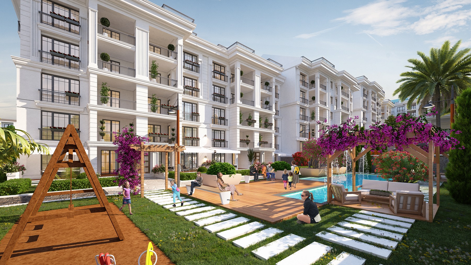 Modern Istanbul Property For Sale - Children's playground