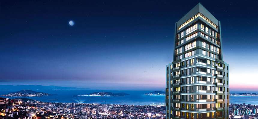 Asian Side Sea View  Istanbul Apartments - City's nightlights