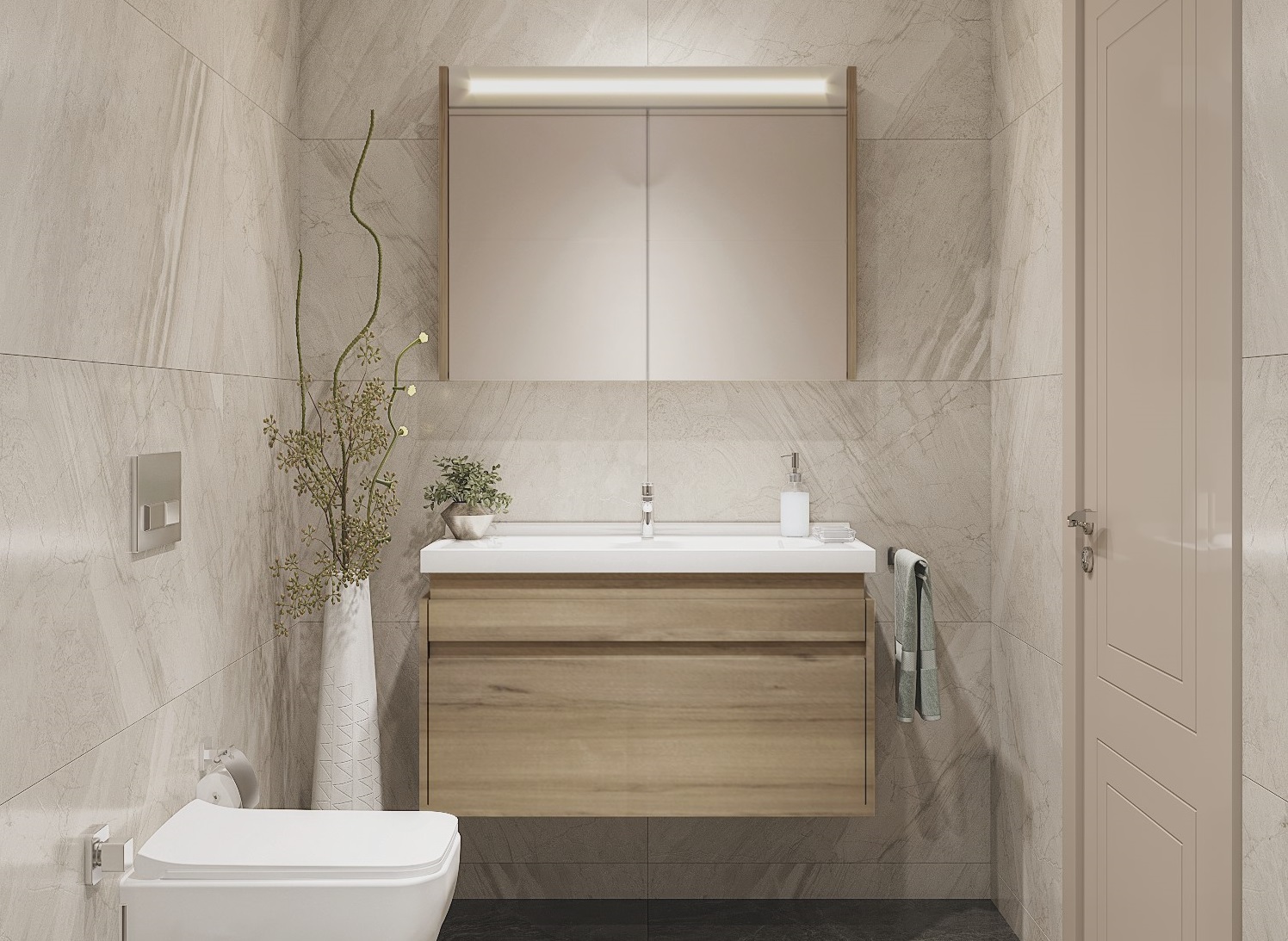 Luxury Istanbul Apartments - Kucukcekmece - Modern bathrooms