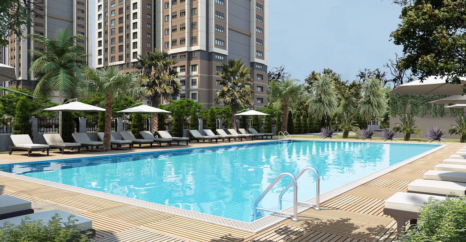 Asian Istanbul Sea View Apartments - Communal pool