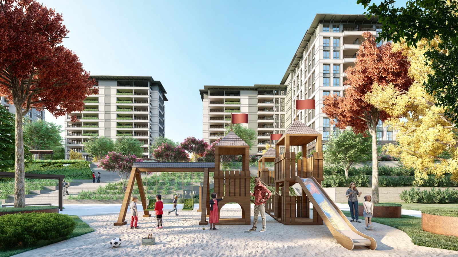 Off-Plan Luxury Istanbul Apartments - Play area