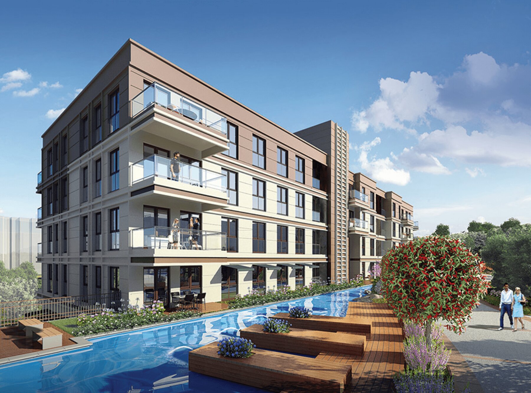 Istanbul European Commercial Property - Residential and shopping complex