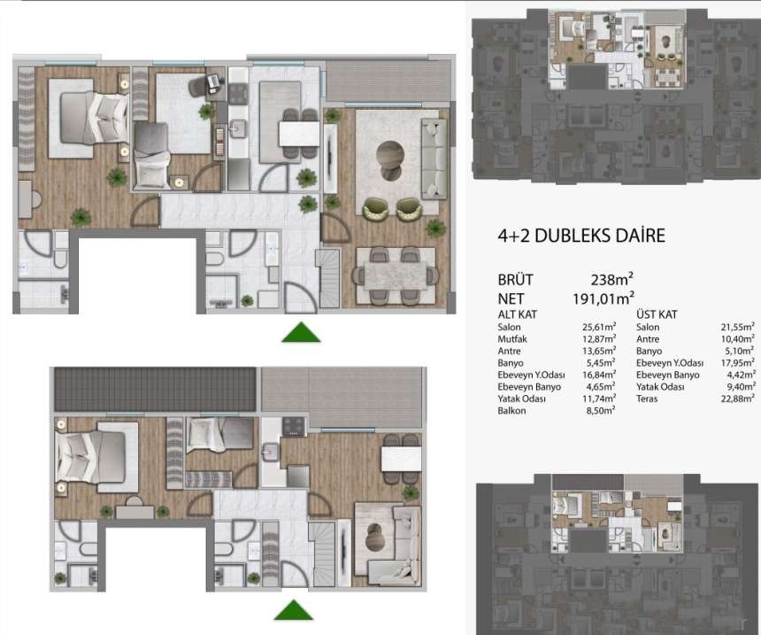 Image showcasing Key Ready Luxury Istanbul Penthouses - Turkey Homes