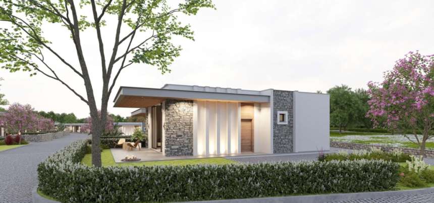 Panoramic Sea View Bungalows In Bodrum - Private Garden