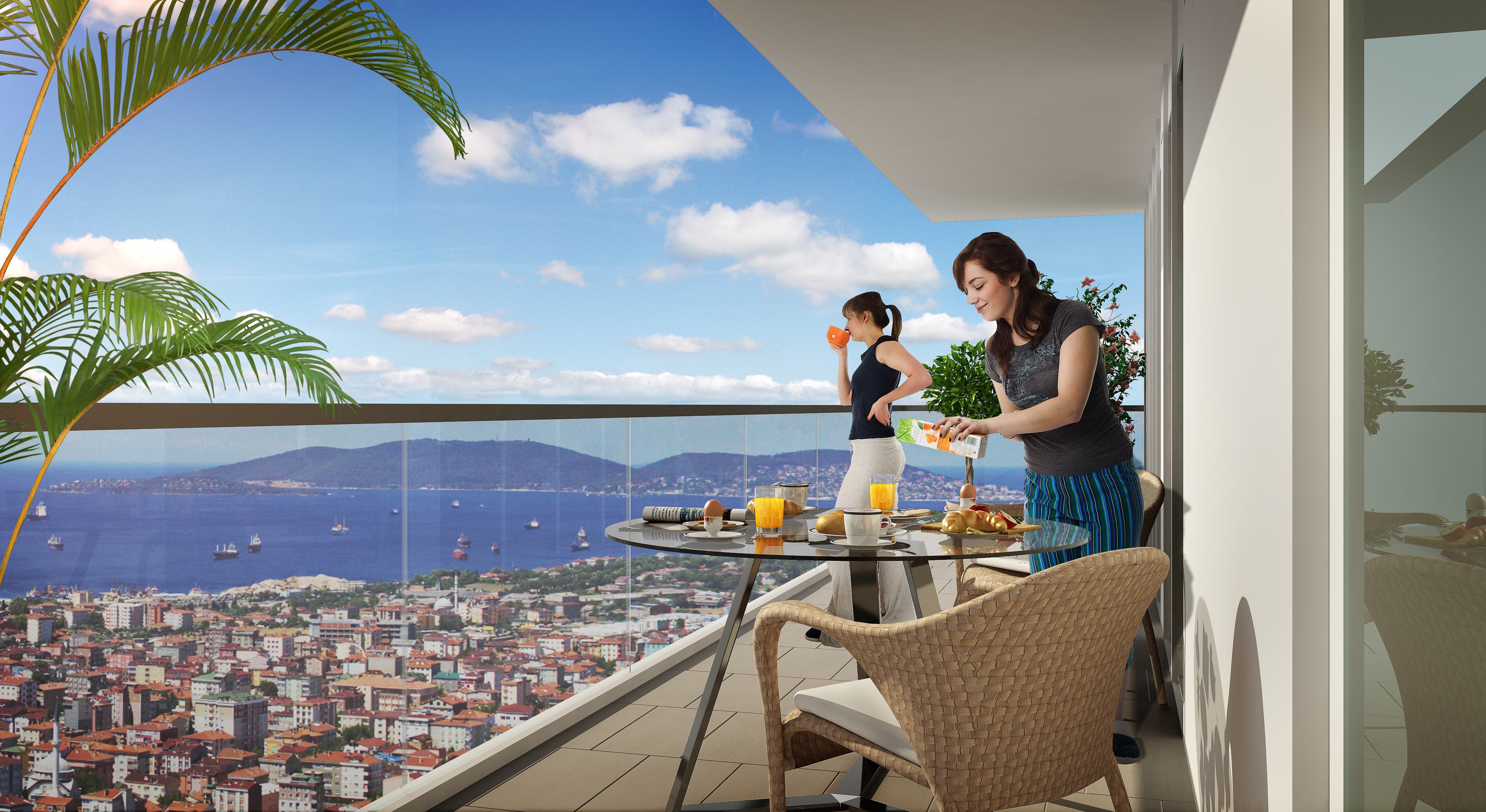 Sea View Apartments -Asian Istanbul - Stunning views