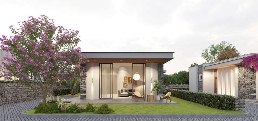 Sea View Bungalows In Kadikalesi - Private gardens