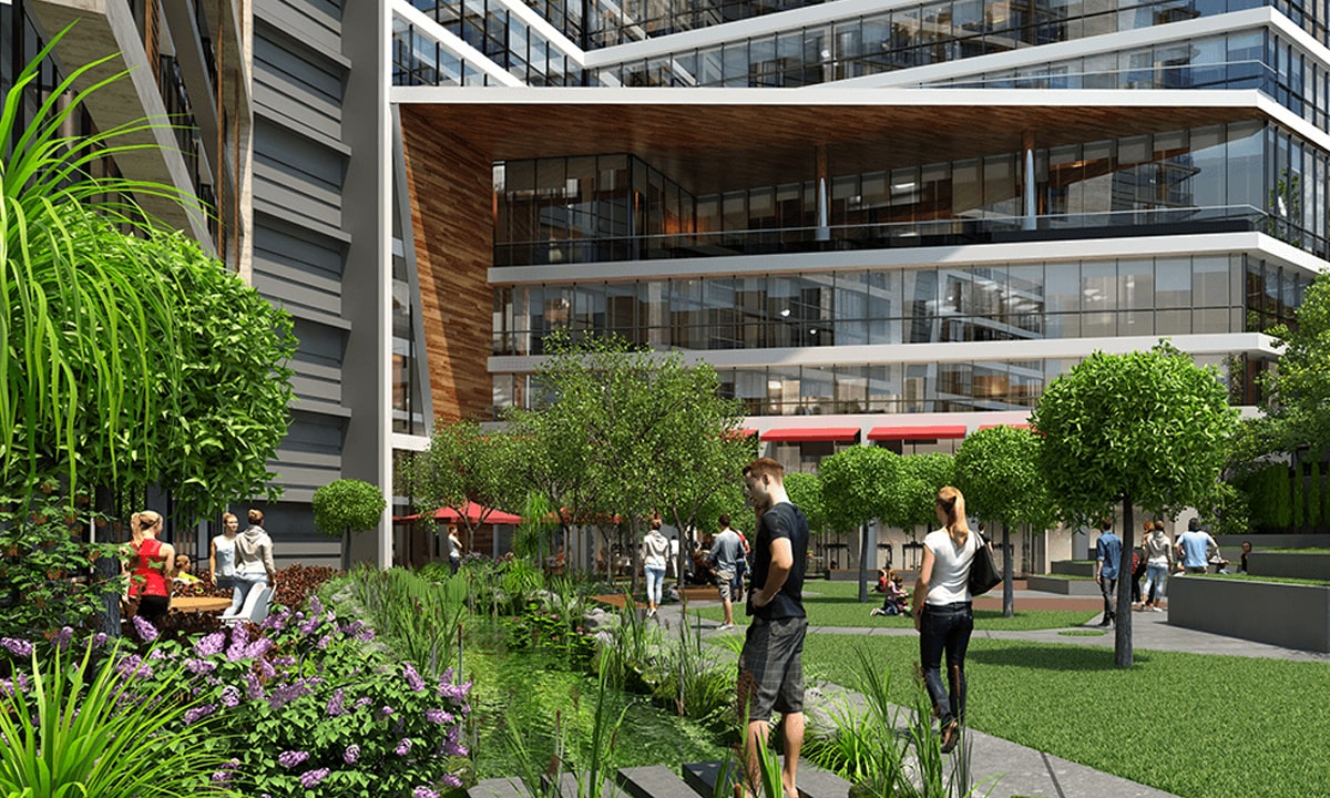 Turnkey Istanbul City Centre Apartments - Garden seating areas