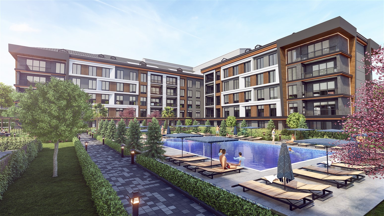 Luxury Istanbul Boutique Apartments - Low-rise complex