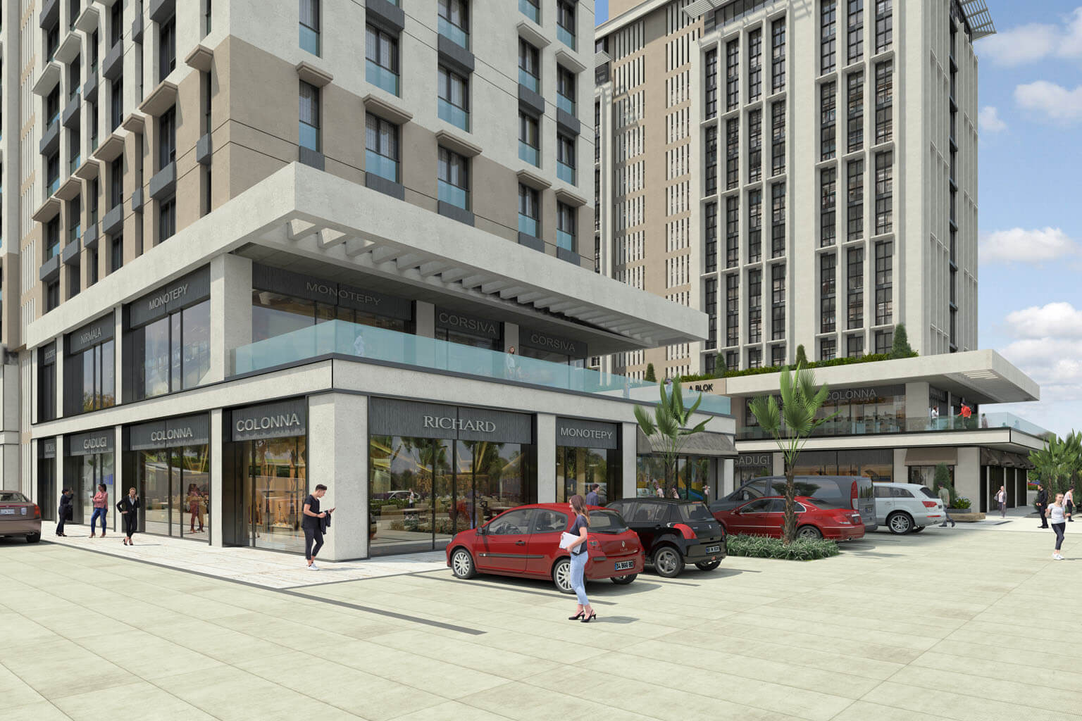 Off-Plan Istanbul Smart Apartments - Small shopping centre on-site