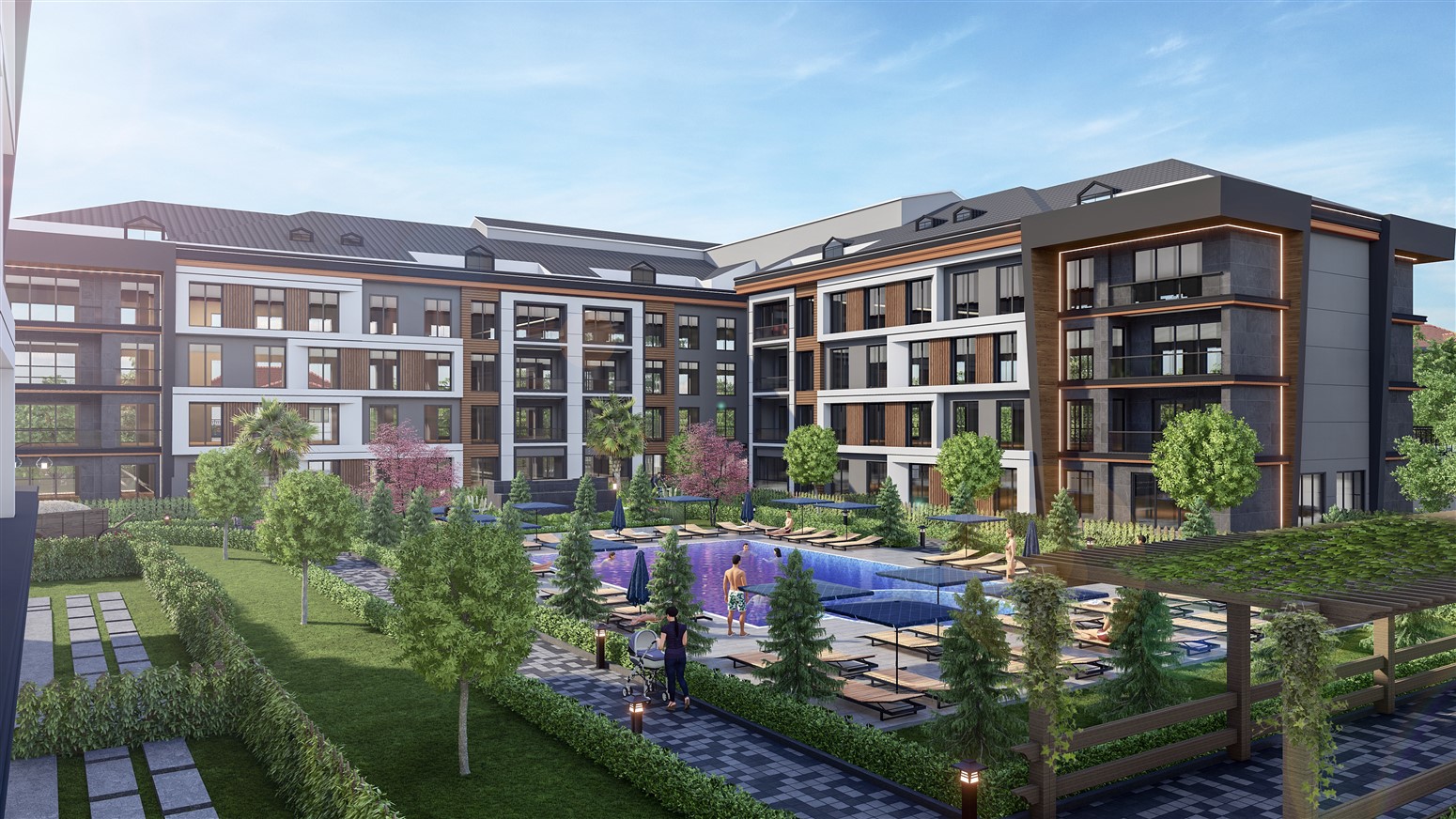 Boutique Apartments In Istanbul - Outdoor communal pool