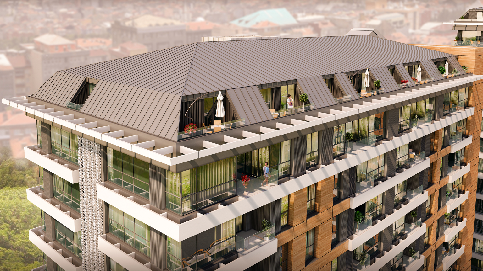 Istanbul Apartments - Kucukcekmece - Ample outdoor living space