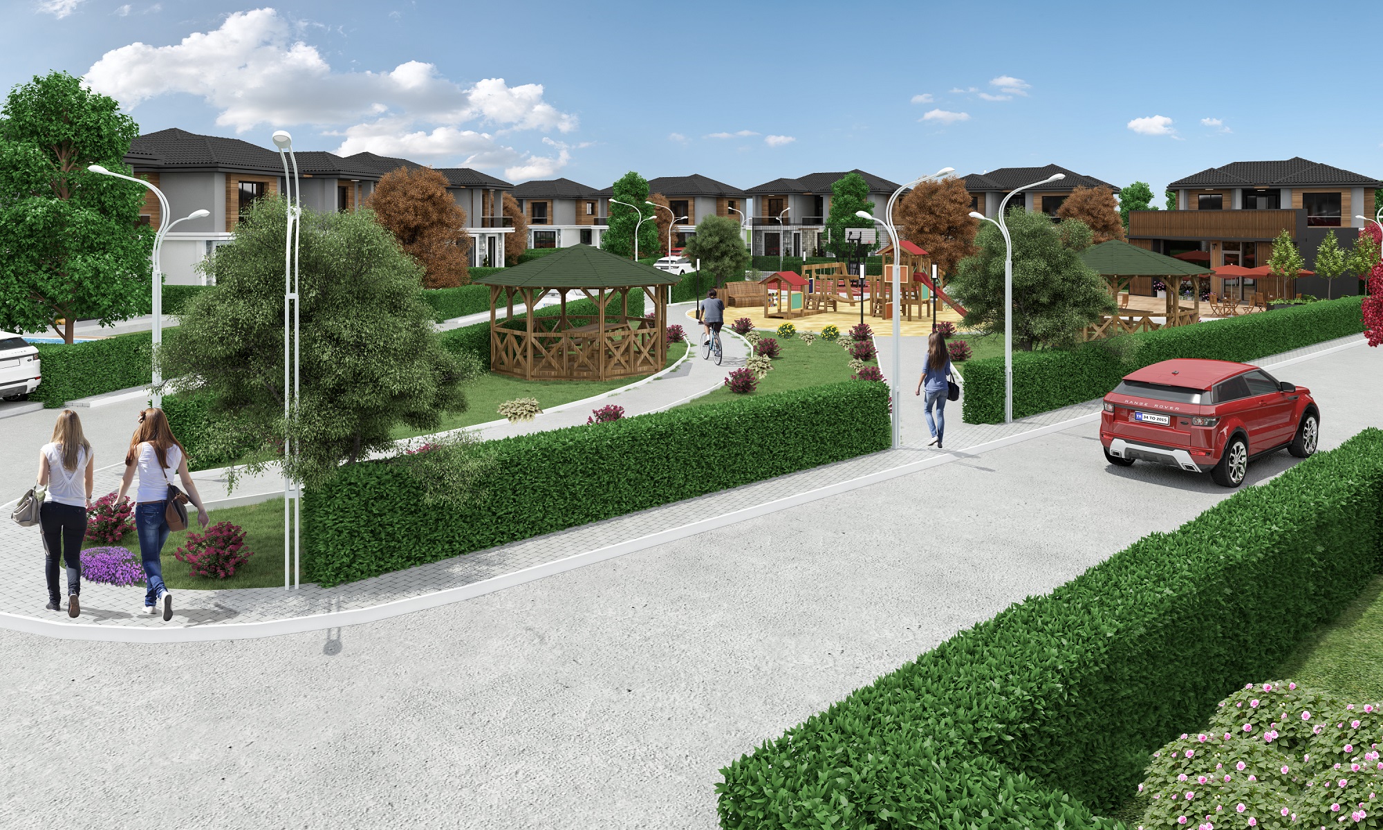 Luxury Istanbul Villas - Silivri - Communal gardens