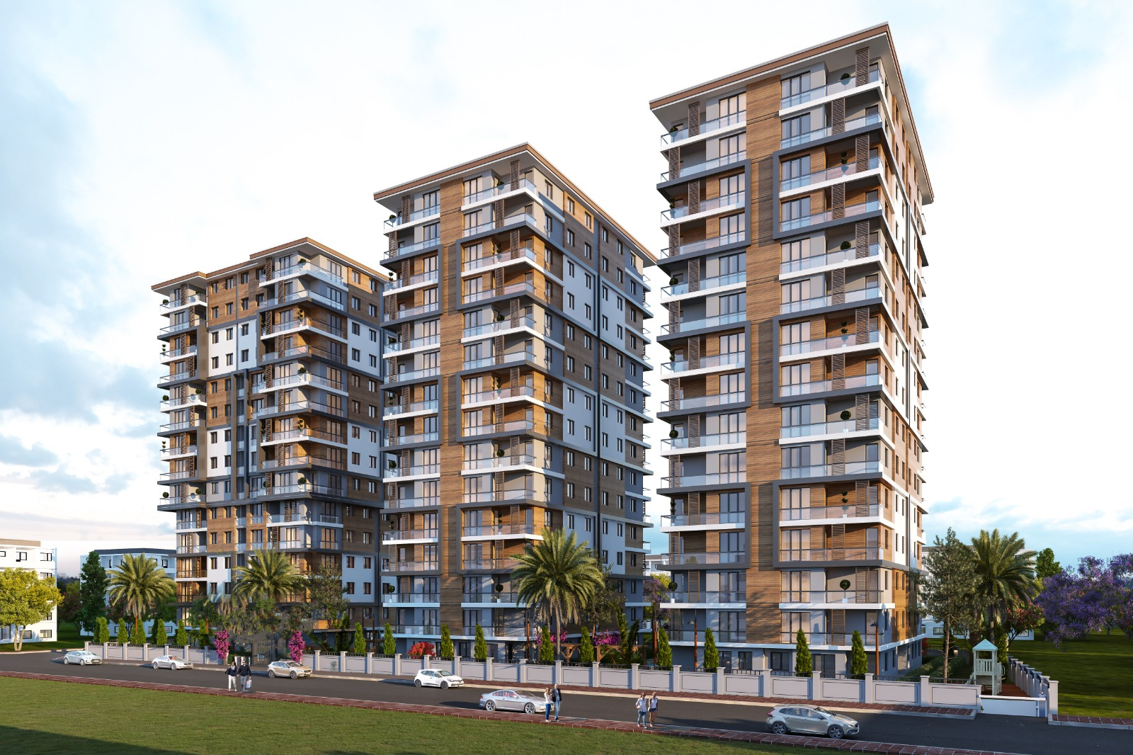 Istanbul Sea & Lake View apartments - Three apartment blocks