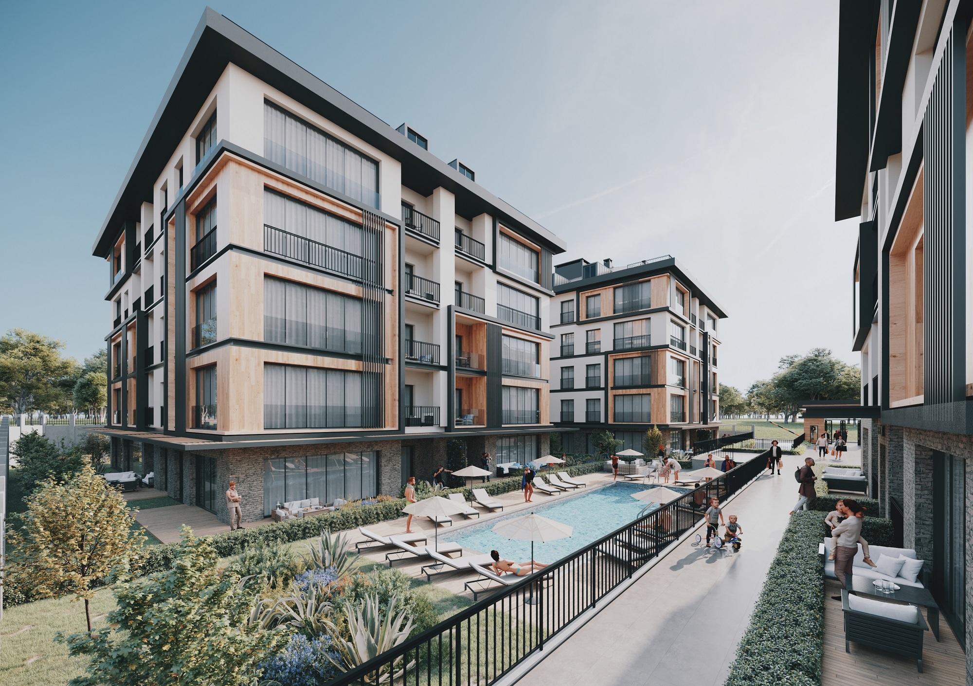 Istanbul Apartments - Luxury In Buyukcekmece - Low-rise blocks