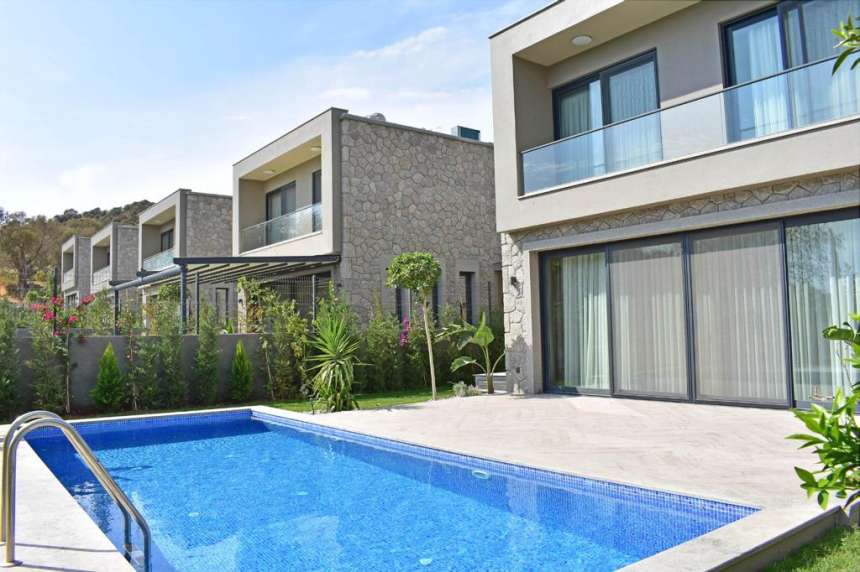 New Luxury Stone Villas In Bodrum -Private swimming pools