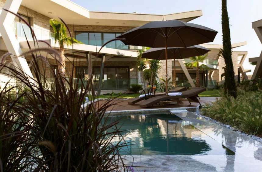 Luxury Bodrum Town Villas - Tropical gardens