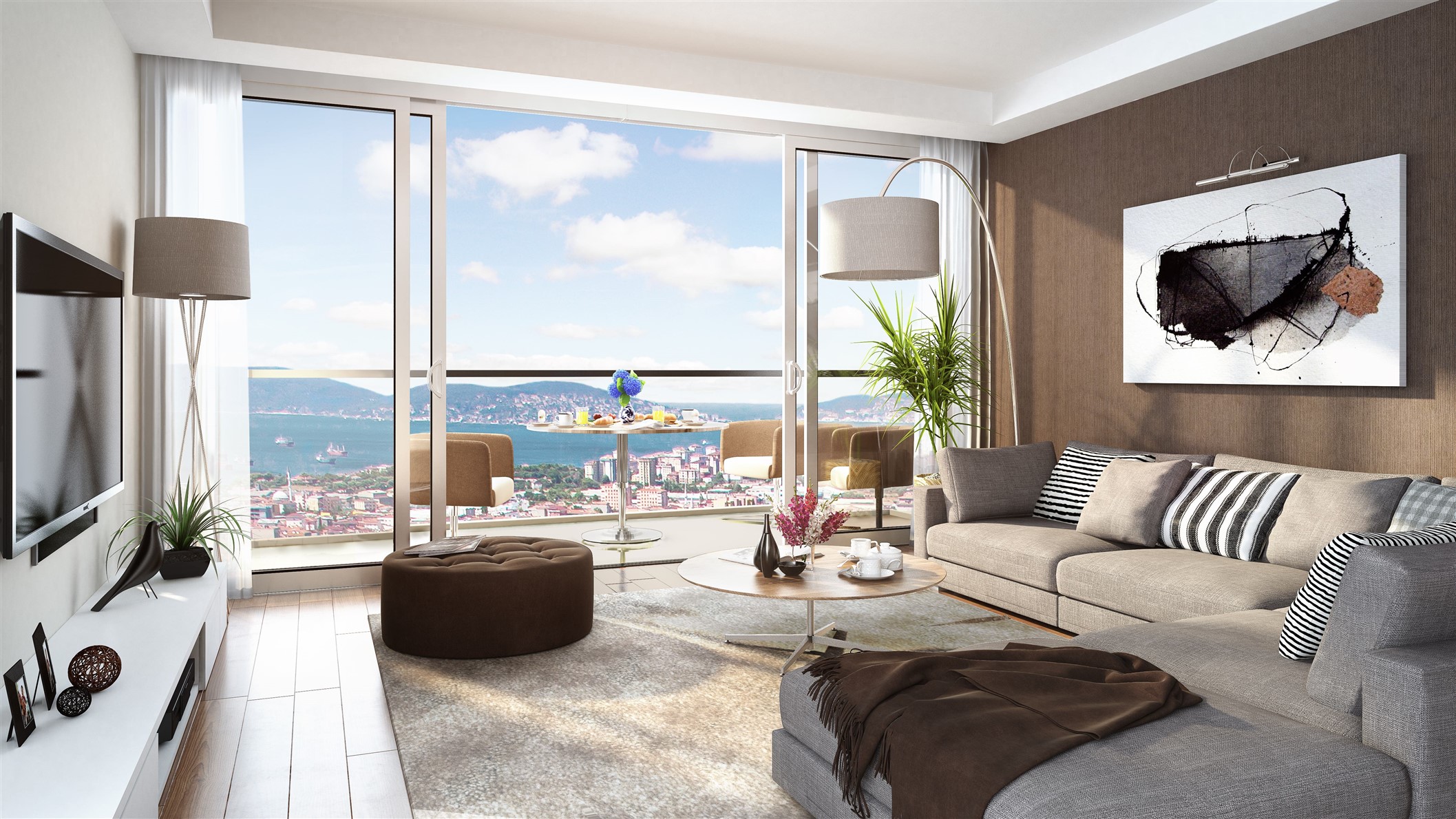 Asian Istanbul Luxury Apartments - Sea Views - Views from within