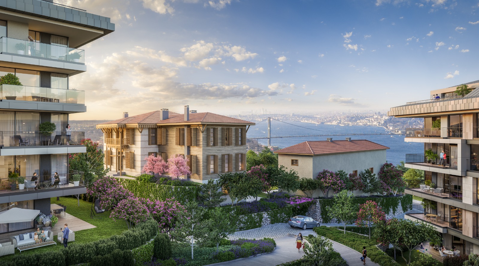 Asian Istanbul Prestigious Apartments- Low-rise complex close to the Bosphorus