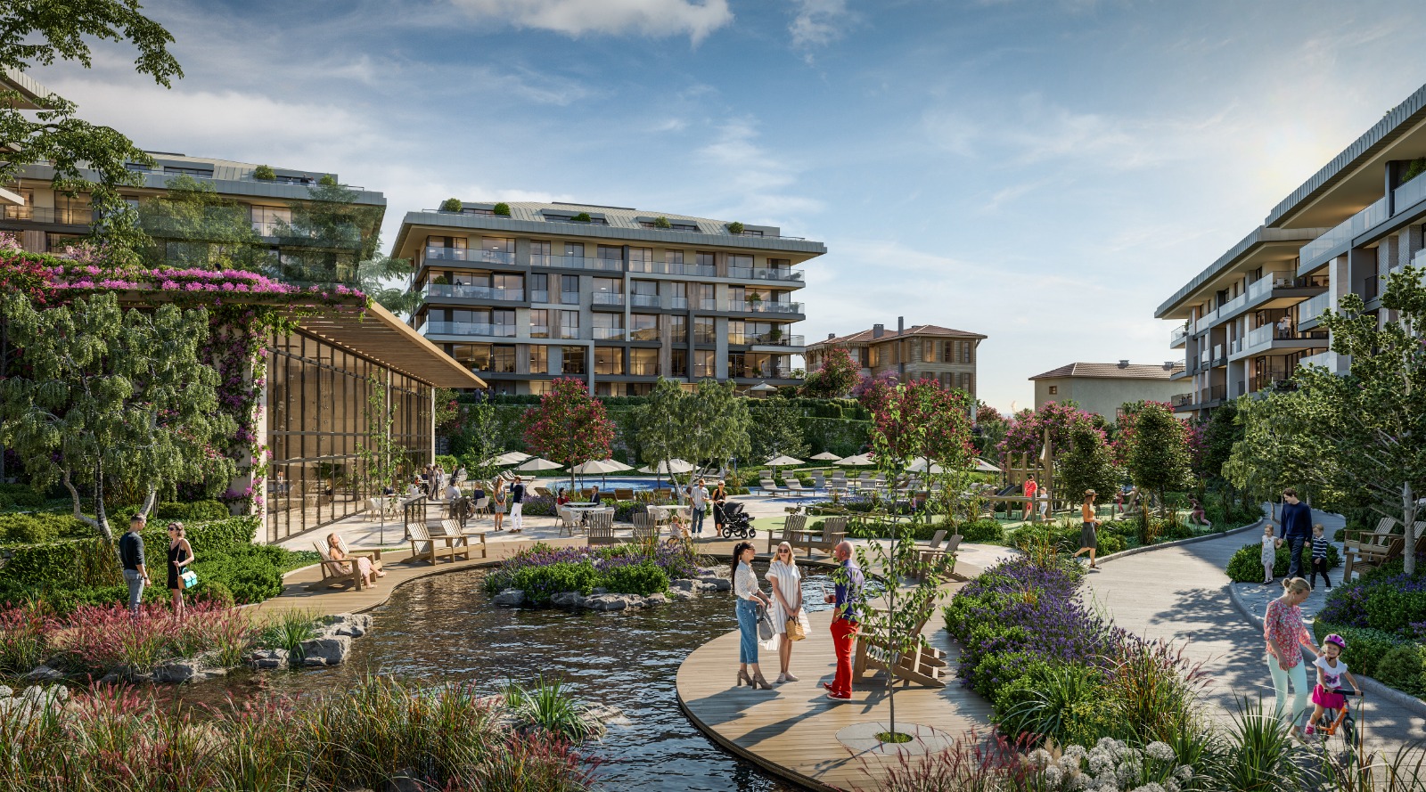 Asian Istanbul Prestigious Apartments - Water features