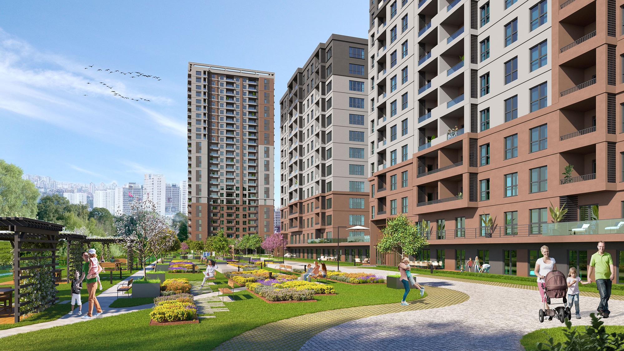 Lake View Istanbul Modern Apartments - Modern complex