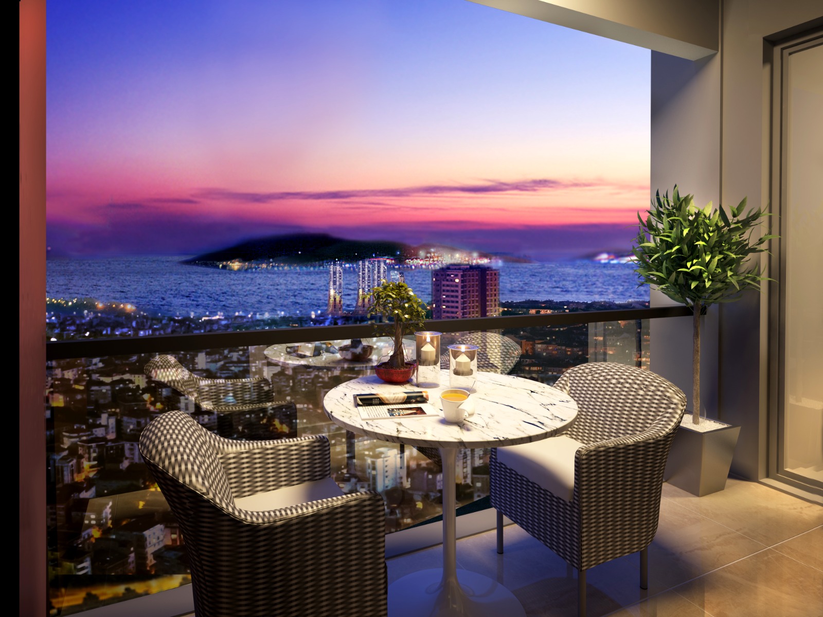 Sea View Apartments - Istanbul Asia - Sea & Island views