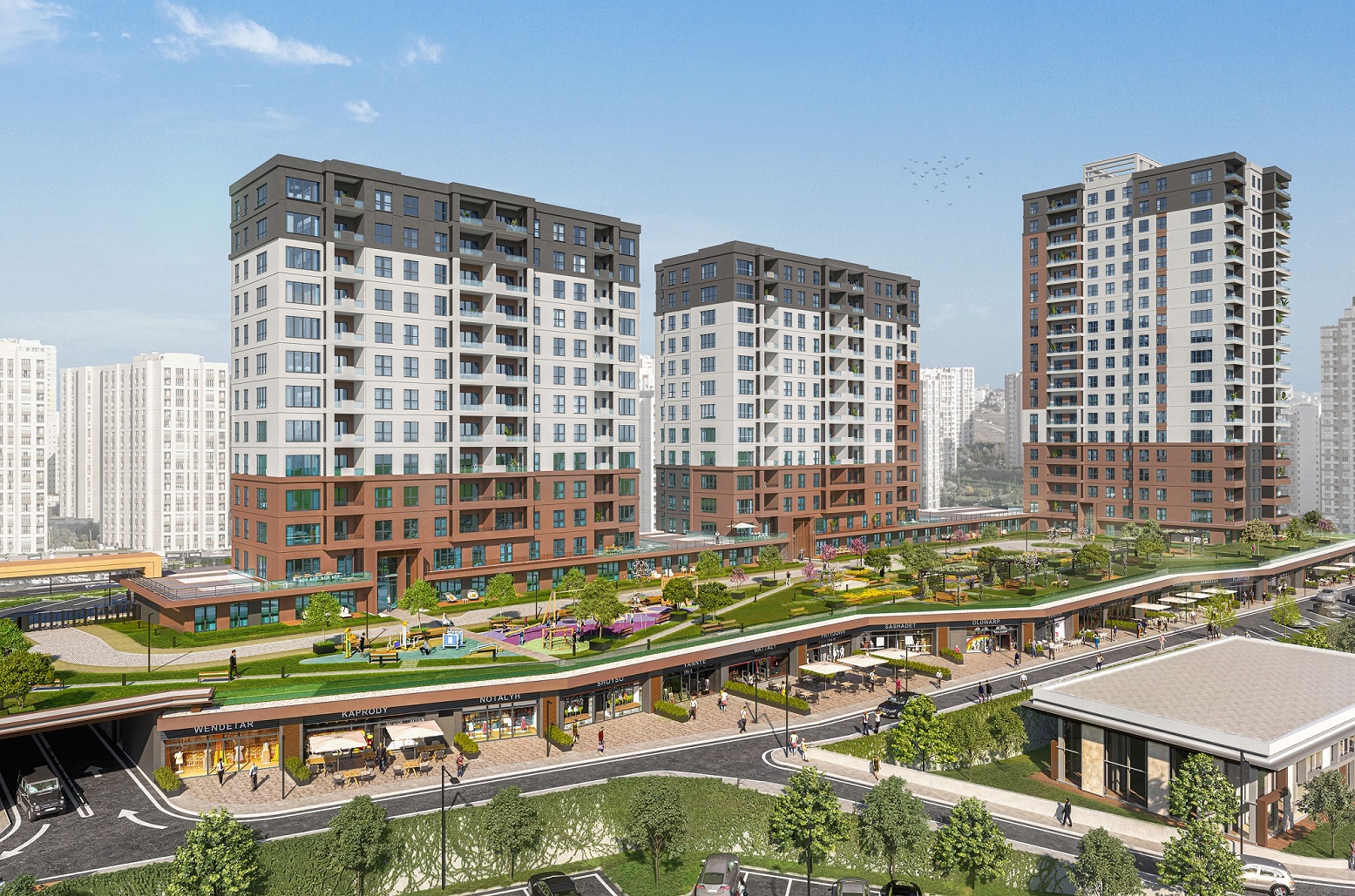 Lake View Apartments - Bahcesehir, Istanbul - Modern complex