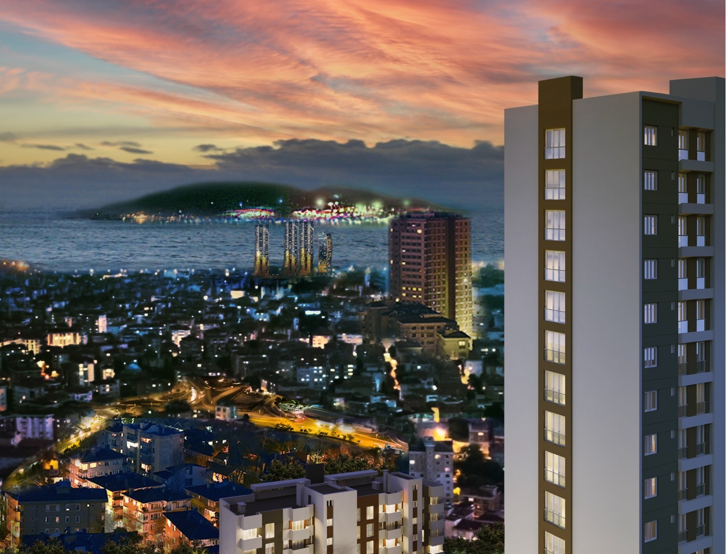 Asian Istanbul Sea View Smart Homes - Sea, city, forest & island views