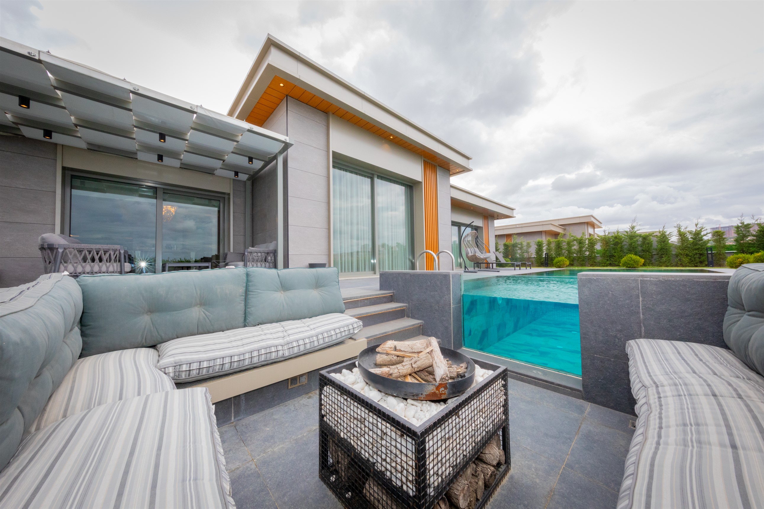 New Built Property In Istanbul For Sale - Stunning exterior spaces for relaxing